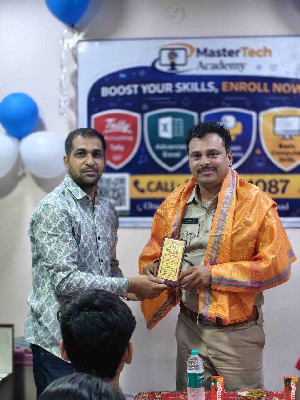 Award ceremony at Master Tech Academy Plus